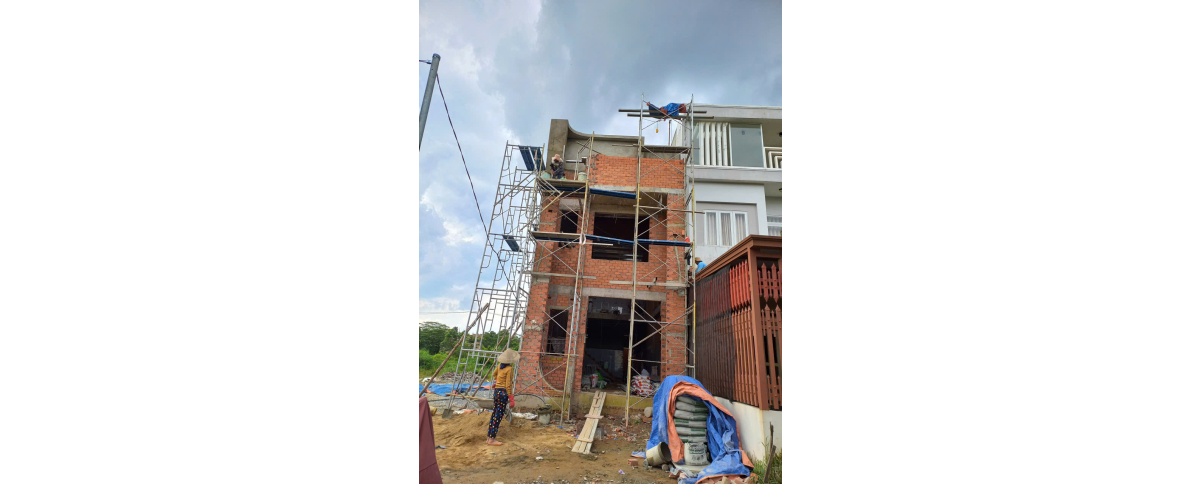 Công trình Nhà Phố Hiện Đại – Hơi Thở Trẻ Kết Hợp Đường Cong Indochine Đương Đại