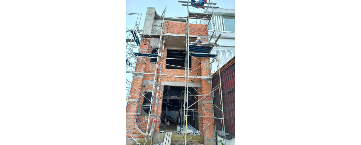 Công trình Nhà Phố Hiện Đại – Hơi Thở Trẻ Kết Hợp Đường Cong Indochine Đương Đại