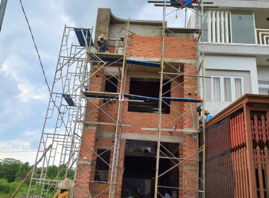 Công trình Nhà Phố Hiện Đại – Hơi Thở Trẻ Kết Hợp Đường Cong Indochine Đương Đại